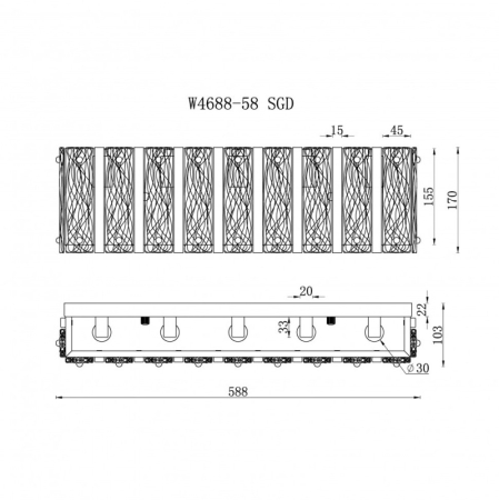 Бра iLamp W4688-58 SGD