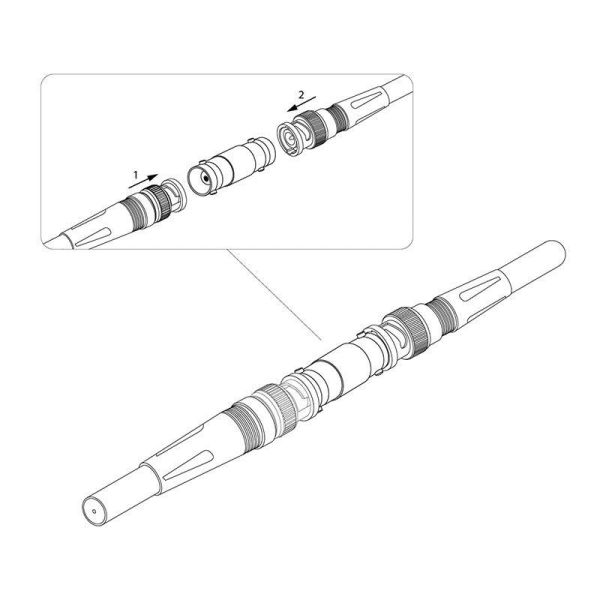 Переходник высокочастотный гнездо BNC - гнездо BNC блист. Rexant 06-0063-A