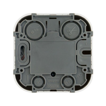 Розетка 1-м ОП Keystone Quteo бел. IEK 782226