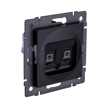 Розетка KOLLINGER REA-015BK