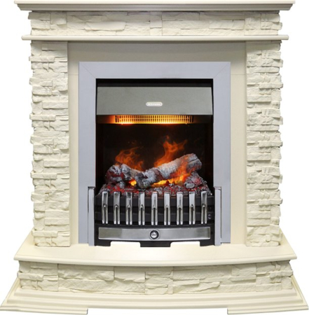 Dimplex Каминокомплект Luzern - Слоновая кость с очагом Danville Chrome FB2