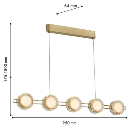 Подвесная люстра Favourite 4334-10P