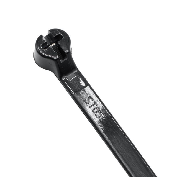 Хомут кабельный 4.8х200 P6.6 с двойн. замком черн. (уп.100шт) DKC 21315SR