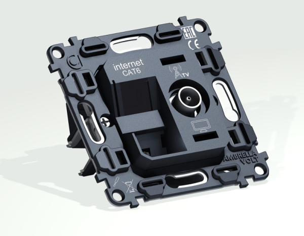 Розетка Ambrella Volt VM195