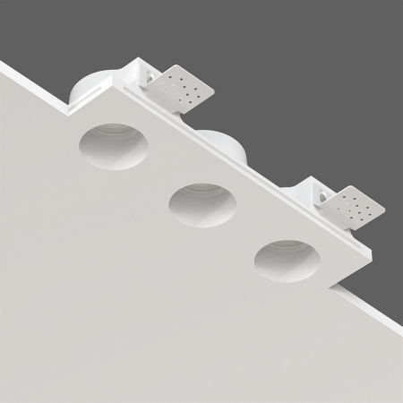 QUASAR 55 TRIO Встраиваемый потолочный гипсовый светильник