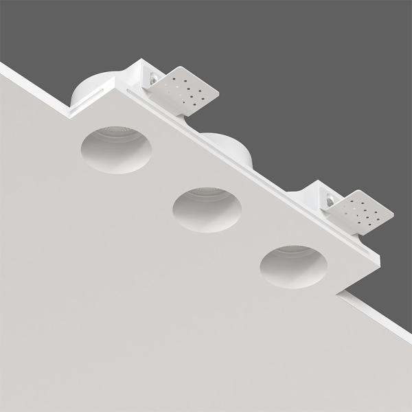 QUASAR 55 TRIO Встраиваемый потолочный гипсовый светильник