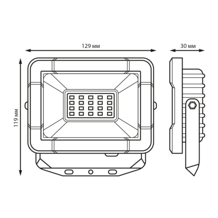 Прожектор Gauss 613100220