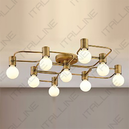 Накладная люстра ITALLINE Vega PL 6088/9 bronze