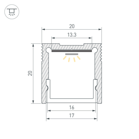 Профиль Arlight 061370