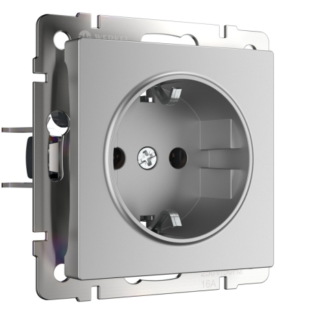 Розетка Werkel W1171106 серебряный