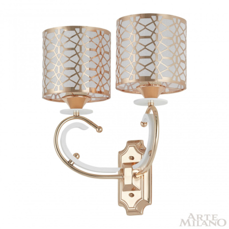 Бра Arte Milano 301237/2W Wh/Gd