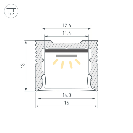 Профиль Arlight 061375