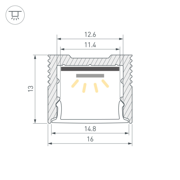 Профиль Arlight 061373