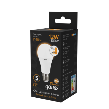 Светодиодная лампа Gauss 102502112-S