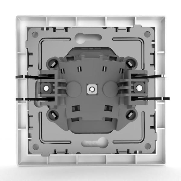 Розетка 1-м СП Pixel 16А IP20 без заземл. в сборе бел. TOKOV ELECTRIC TKE-PX-R1F-C01