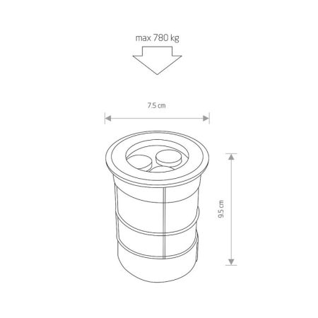 Тротуарный светильник Nowodvorski 9104
