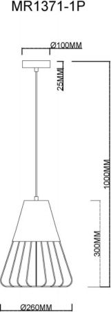 Подвесной светильник MyFar MR1371-1P