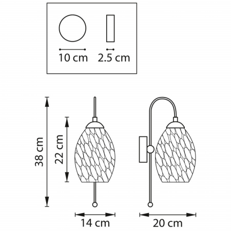 Бра Lightstar 799614