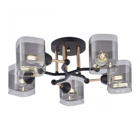 Накладная люстра Arte Milano 324308/5 BK+FG