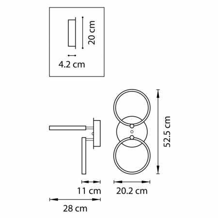 Бра Lightstar 749624