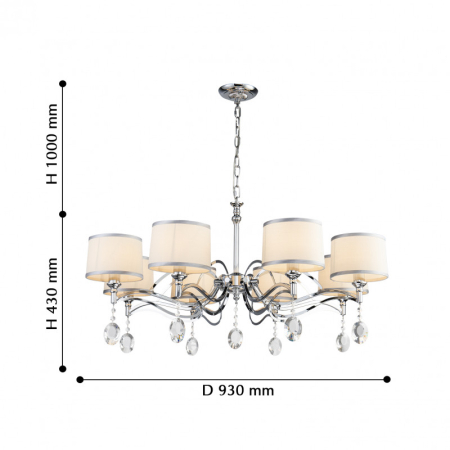 Подвесная люстра Favourite 2707-8P