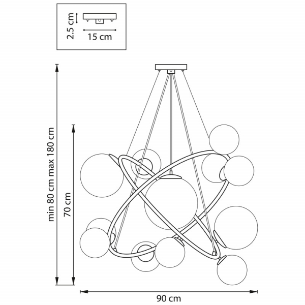 Подвесная люстра Lightstar 815417