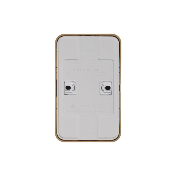 Розетка 2-м ОП Blanca 16А IP20 250В с заземл. защ. шторки с изолир. пластиной ясень SE BLNRA011215