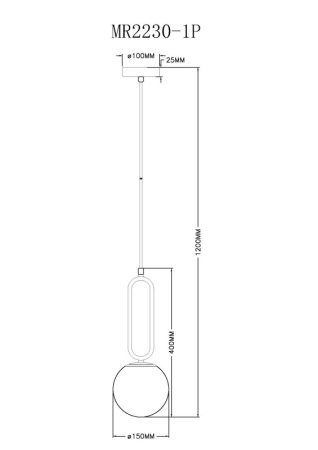 Подвесной светильник MyFar MR2230-1P