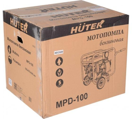 Мотопомпа MPD-100 HUTER 70/11/6