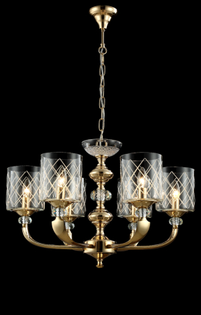 Crystal Lux Люстра Crystal Lux GRACIA SP6 GOLD