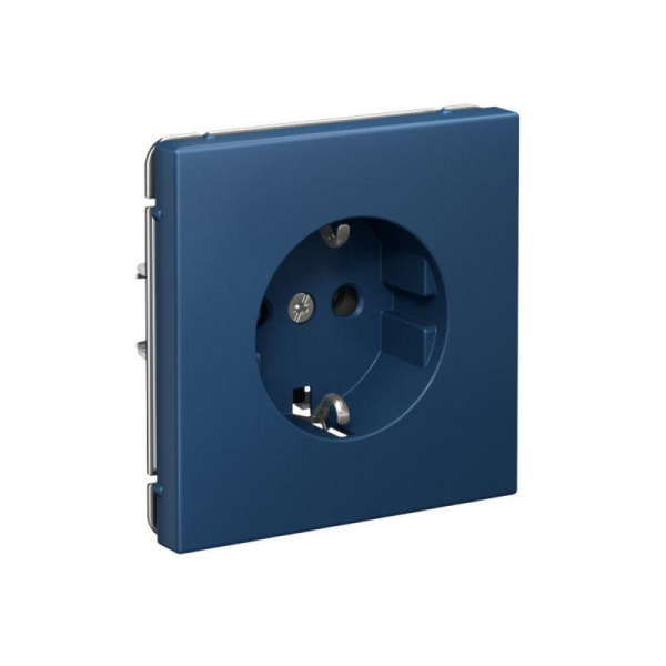 Розетка ArtGallery 16А с заземл. быстрозажим. клем. механизм аквамарин SE GAL001143S