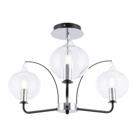 Люстра на штанге Arte Milano 321007/3 BK.CR