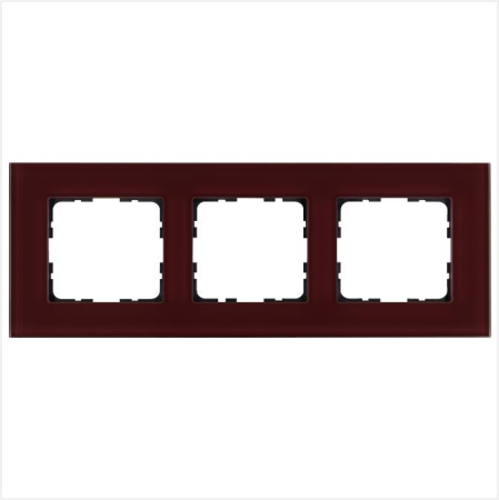 Рамка 3-м G-Glass стекло гранат. JasmartG1003GH