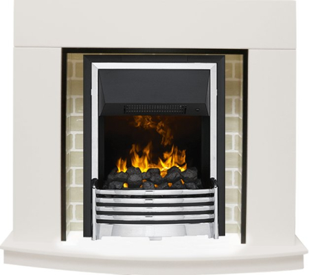 Dimplex Каминокомплект Montana - Белый с очагом Flagstaff