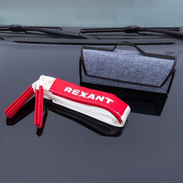 Трос динамический (стропа) 5т, 6м, в чехле REXANT