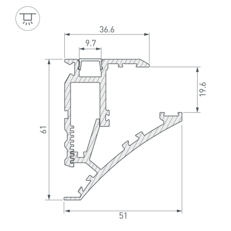 Профиль Arlight 060498