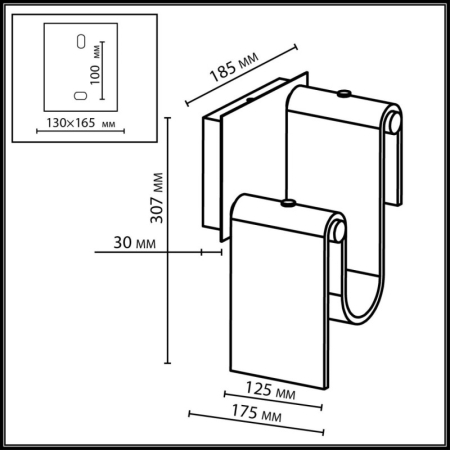 Бра Odeon Light 5106/11WL