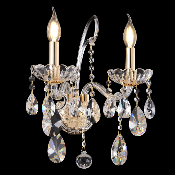Crystal Lux Бра Crystal Lux MONICA AP2 GOLD