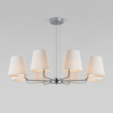 Подвесная люстра Eurosvet 60155/8 хром