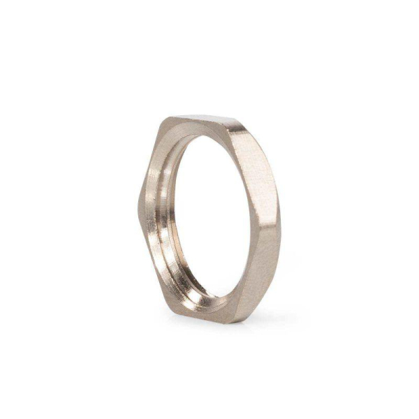 Гайка латунная плоская ГП-М40 (уп.20шт) Fortisflex 88235