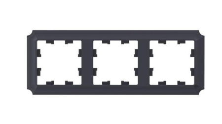 Рамка 3-м AtlasDesign Antique универс. карбон SE ATN101003