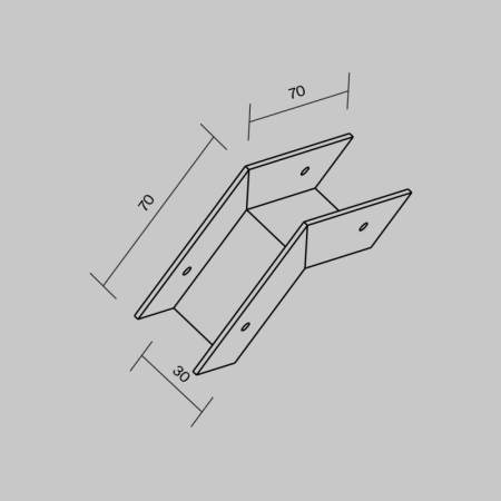 Соединитель профиля Maytoni O-TR001-OC