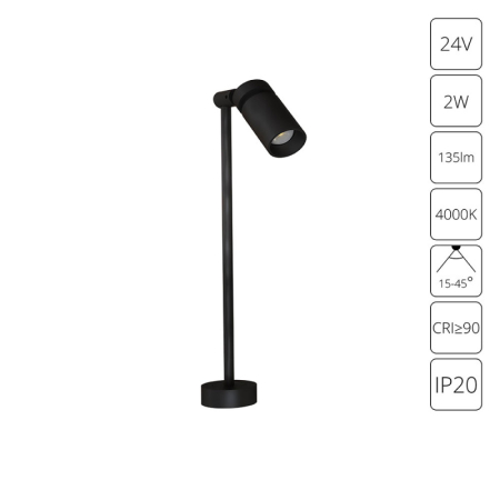 Торшер ARTE Lamp A6196LT-1BK