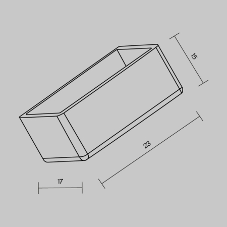 Заглушка Maytoni O-TR001-SEC