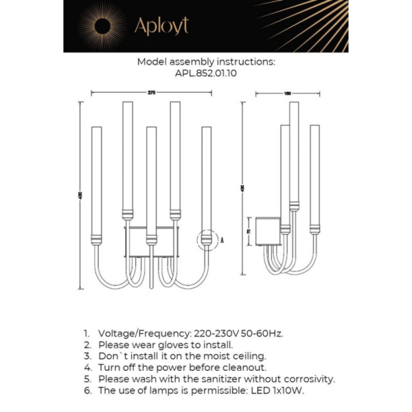 Бра APLOYT APL.852.01.10