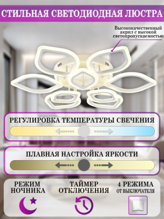 Накладная люстра Natali Kovaltseva LED LAMPS 81237