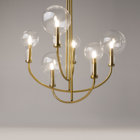 Люстра на штанге Maytoni MOD333PL-06BS