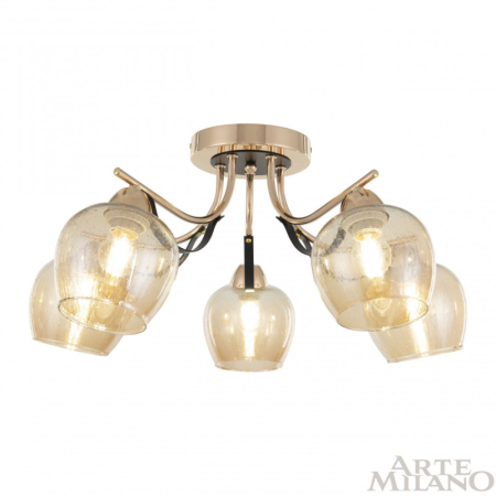 Накладная люстра Arte Milano 322306/5 FG+BK