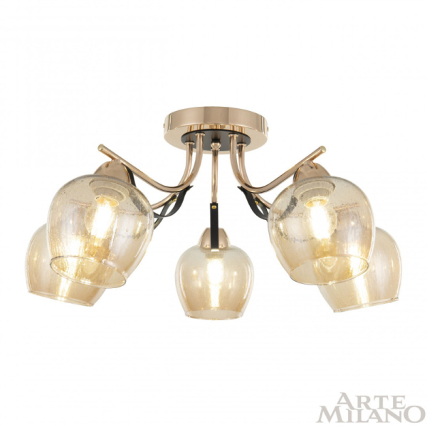 Накладная люстра Arte Milano 322306/5 FG+BK