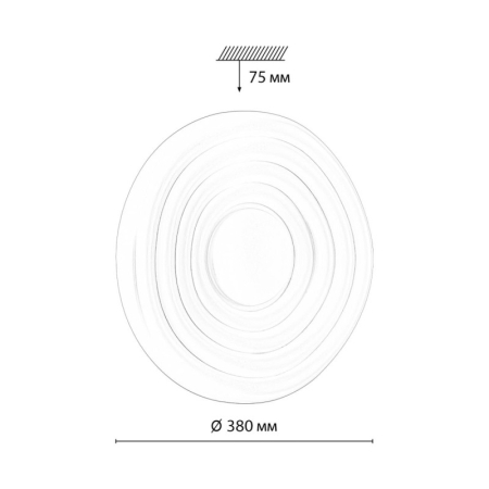 Накладной светильник Sonex 7679/DL